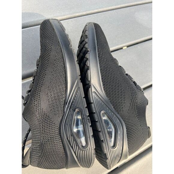 Skechers Los Angeles Women Black Stretch Fit Sneakers Size 8.5 - Picture 3 of 11